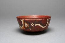 Bowl Depicting Anthropomorphic Sharks, 180 B.C./A.D. 500. Creator: Unknown
