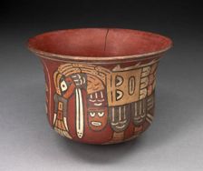 Bowl Depicting Abstract Birds with Personfied Elements, 180 B.C./A.D. 500. Creator: Unknown