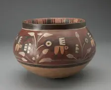 Bowl Depicting Birds and Flowers, 180 B.C./A.D. 500. Creator: Unknown