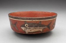 Bowl Depicting Shark or Killer Whale, 180 B.C./A.D. 500. Creator: Unknown