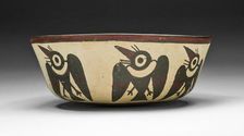 Bowl Depicting Vencejo Birds, 180 B.C./A.D. 500. Creator: Unknown