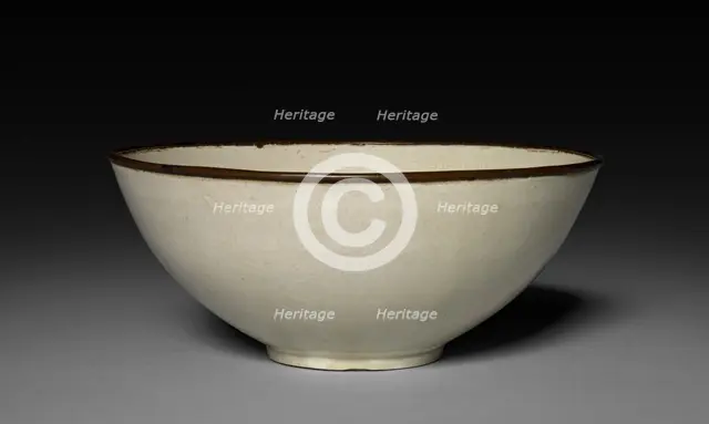 Bowl: Ding ware, 12th-13th Century. Creator: Unknown.