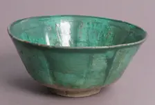 Bowl, Fluted, Byzantine, 10th century. Creator: Unknown