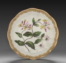 Bowl from Dessert Service: Dutch Honeysuckle, c. 1800. Creator: Derby (Crown Derby Period) (British)