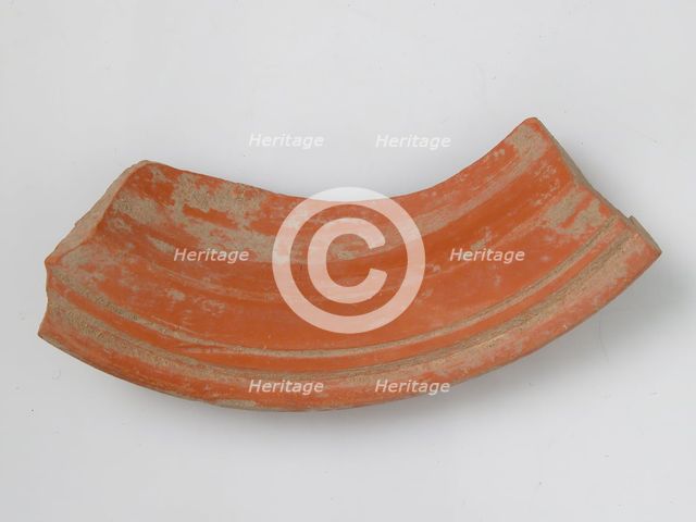 Bowl Fragment, Coptic, 4th-7th century. Creator: Unknown.