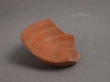 Bowl Fragment, Coptic, 4th-7th century. Creator: Unknown