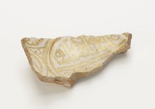 Bowl (fragment), Fatimid period, 11th century. Creator: Unknown