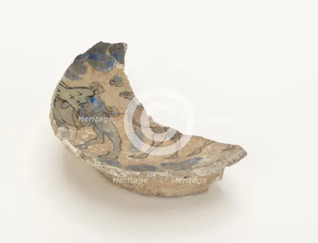 Bowl (fragment), late 12th-early 13th century. Creator: Unknown.