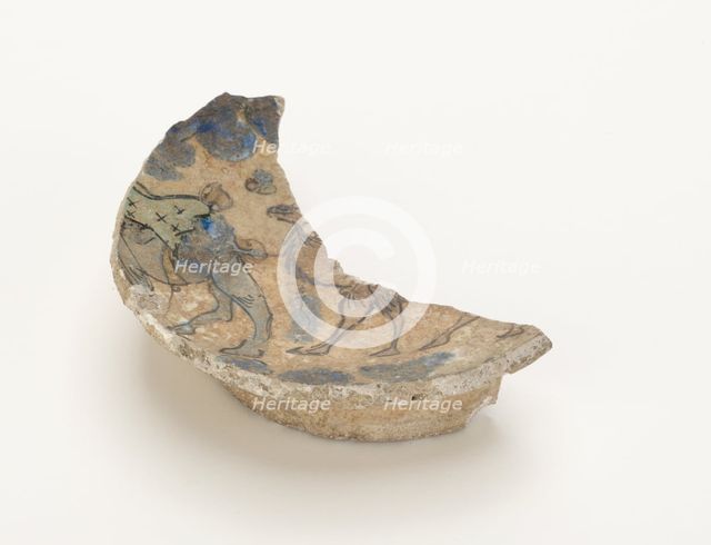 Bowl (fragment), late 12th-early 13th century. Creator: Unknown.
