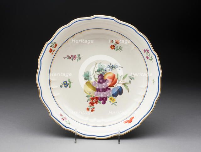 Bowl, Frankenthal, c. 1780. Creator: Frankenthal Porcelain Factory.