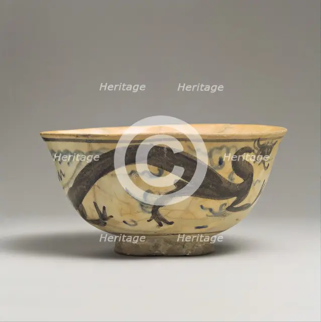 Bowl, Iran or Central Asia, 15th century. Creator: Unknown.