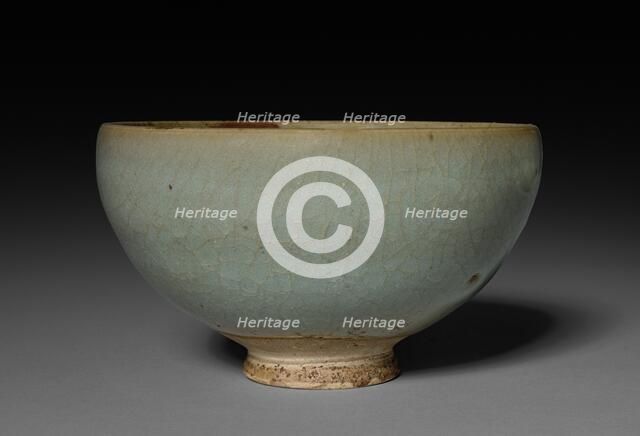 Bowl: Jun ware, 13th - 14th century. Creator: Unknown.