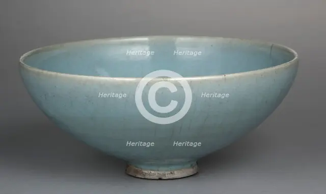 Bowl: Jun Ware, 1100s-1200s. Creator: Unknown.