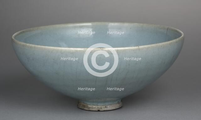 Bowl: Jun Ware, 1100s-1200s. Creator: Unknown.