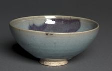 Bowl: Jun Ware, 1200s-1300s. Creator: Unknown