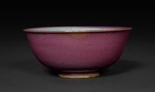 Bowl: Jun ware, 14th-15th Century. Creator: Unknown