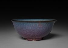 Bowl: Jun ware, 14th-15th Century. Creator: Unknown