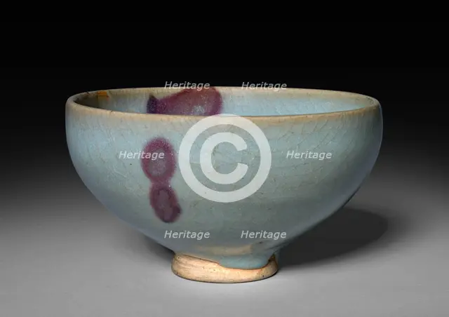 Bowl: Jun ware, Jin dynasty (1115-1234) - Yuan dynasty (1271-1368). Creator: Unknown.