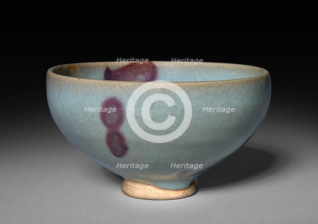 Bowl: Jun ware, Jin dynasty (1115-1234) - Yuan dynasty (1271-1368). Creator: Unknown.