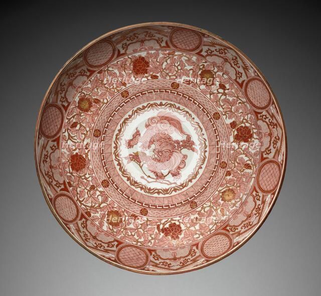 Bowl: Kutani Ware, 19th century. Creator: Unknown.