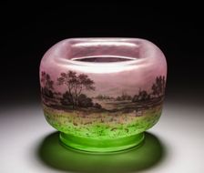 Bowl, late 1800s - early 1900s. Creator: Daum Brothers (French)