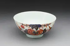 Bowl, London, 1760/64. Creator: Vauxhall Porcelain Factory