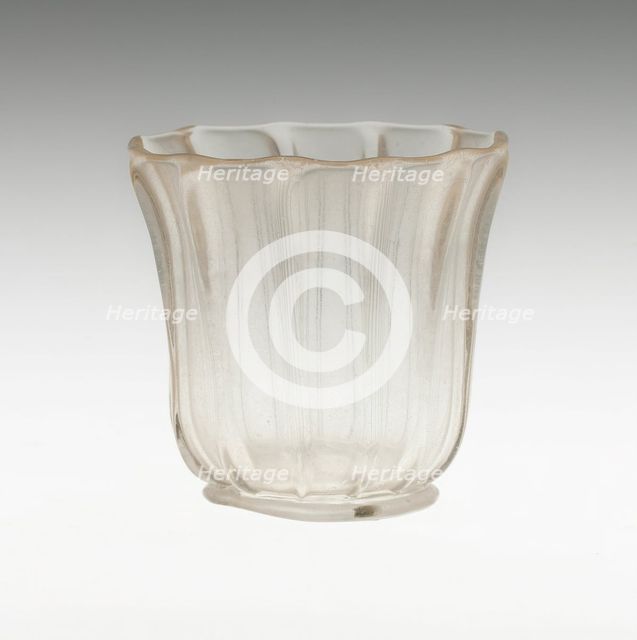 Bowl, Nevers, 17th century. Creator: Verres de Nevers.