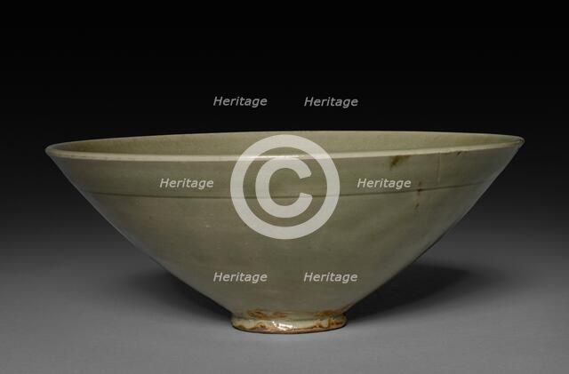 Bowl: Northern Celadon Ware, 12th Century. Creator: Unknown.