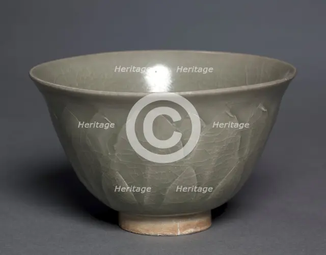Bowl: Northern Celadon Ware, Yaozhou type, 11th Century. Creator: Unknown.
