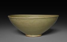Bowl: Northern Celadon Ware, Yaozhou type, 12th-13th Century. Creator: Unknown