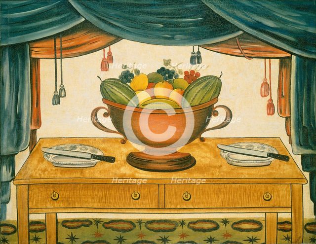 Bowl of Fruit, c. 1830. Creator: Unknown.