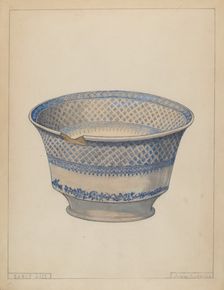 Bowl, probably 1936. Creator: John Cutting