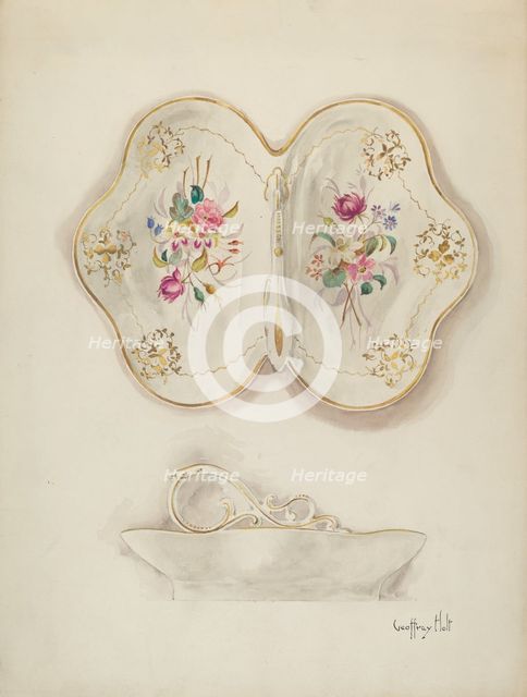 Bowl, probably 1937. Creator: Geoffrey Holt.