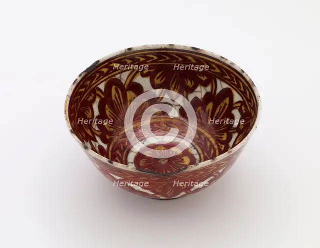 Bowl, Safavid period, 17th century. Creator: Unknown.