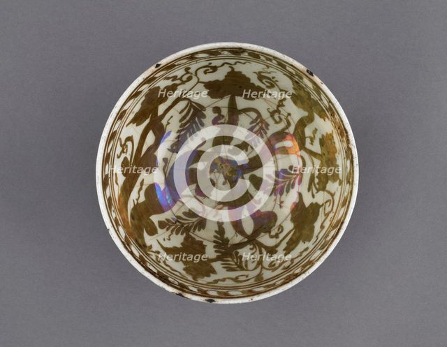 Bowl, Safavid period, 2nd half of the 17th century. Creator: Unknown.
