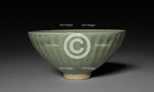 Bowl: Southern Celadon Ware, 13th Century. Creator: Unknown.