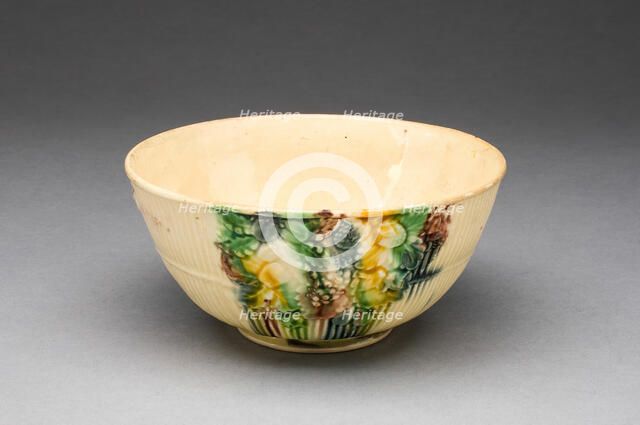 Bowl, Staffordshire, 1760/69. Creator: Staffordshire Potteries.
