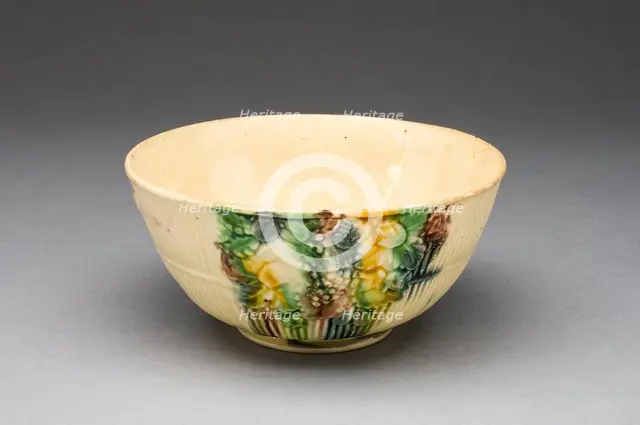 Bowl, Staffordshire, 1760/69. Creator: Staffordshire Potteries.