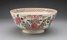 Bowl, Staffordshire, c. 1760. Creator: Staffordshire Potteries