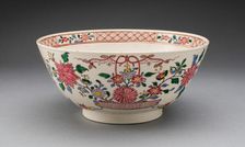 Bowl, Staffordshire, c. 1760. Creator: Staffordshire Potteries