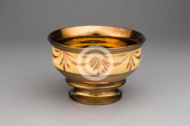 Bowl, Staffordshire, c. 1830. Creator: Staffordshire Potteries.