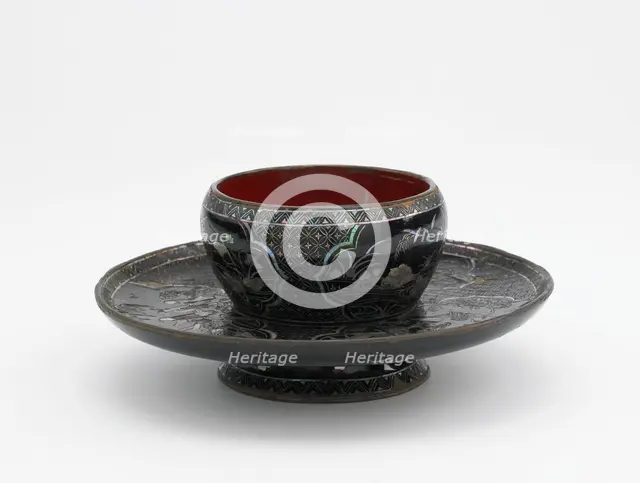 Bowl stand (for tea bowl F1911.355), Mid-Ming to early Qing dynasty, 16th to early 18th century. Creator: Unknown.