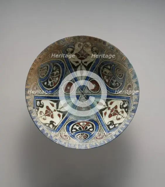 Bowl, Syria, late 12th-early 13th century. Creator: Unknown.