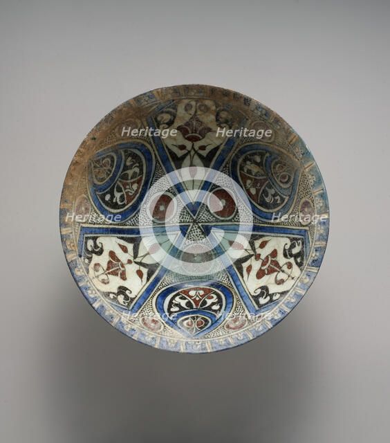 Bowl, Syria, late 12th-early 13th century. Creator: Unknown.