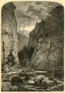 Bowlder Cañon 1874. Creator: W. J. Linton