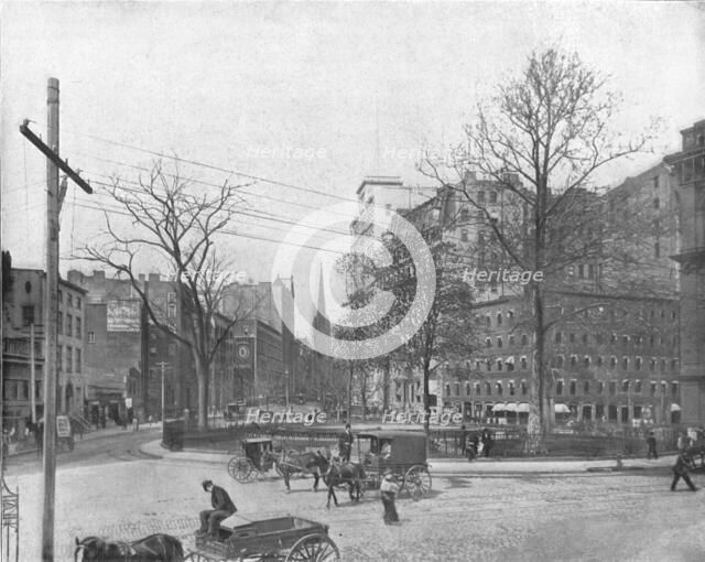 Bowling Green, New York, USA, c1900.  Creator: Unknown.