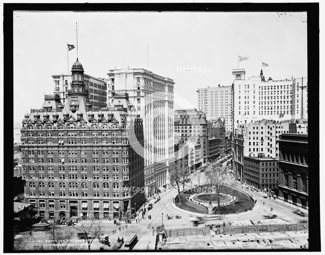 Bowling Green, New York, c1900. Creator: Unknown.