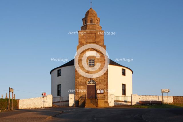 Bowmore Round Church, Islay, Argyll and Bute, Scotland.  Creator: Peter Thompson.