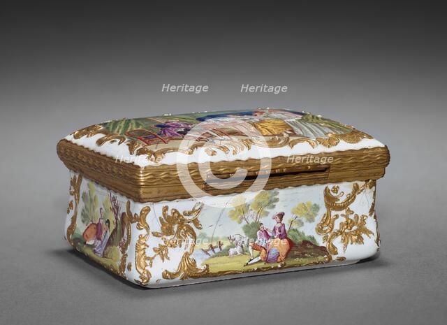 Box, 1760. Creator: South Staffordshire Factory (British).