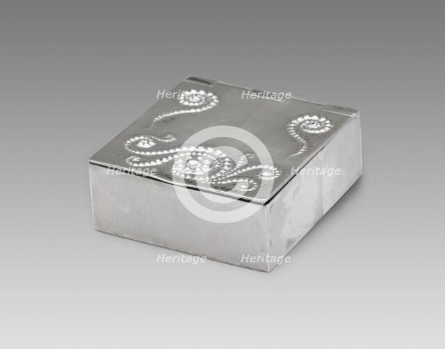 Box, 1881/90. Creator: Whiting Manufacturing Co.